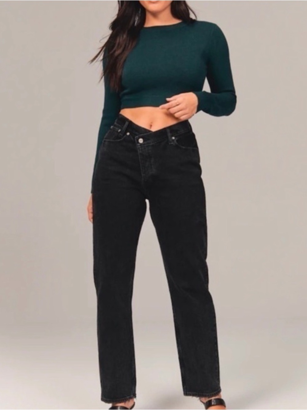 Abercrombie and Fitch Dad jeans